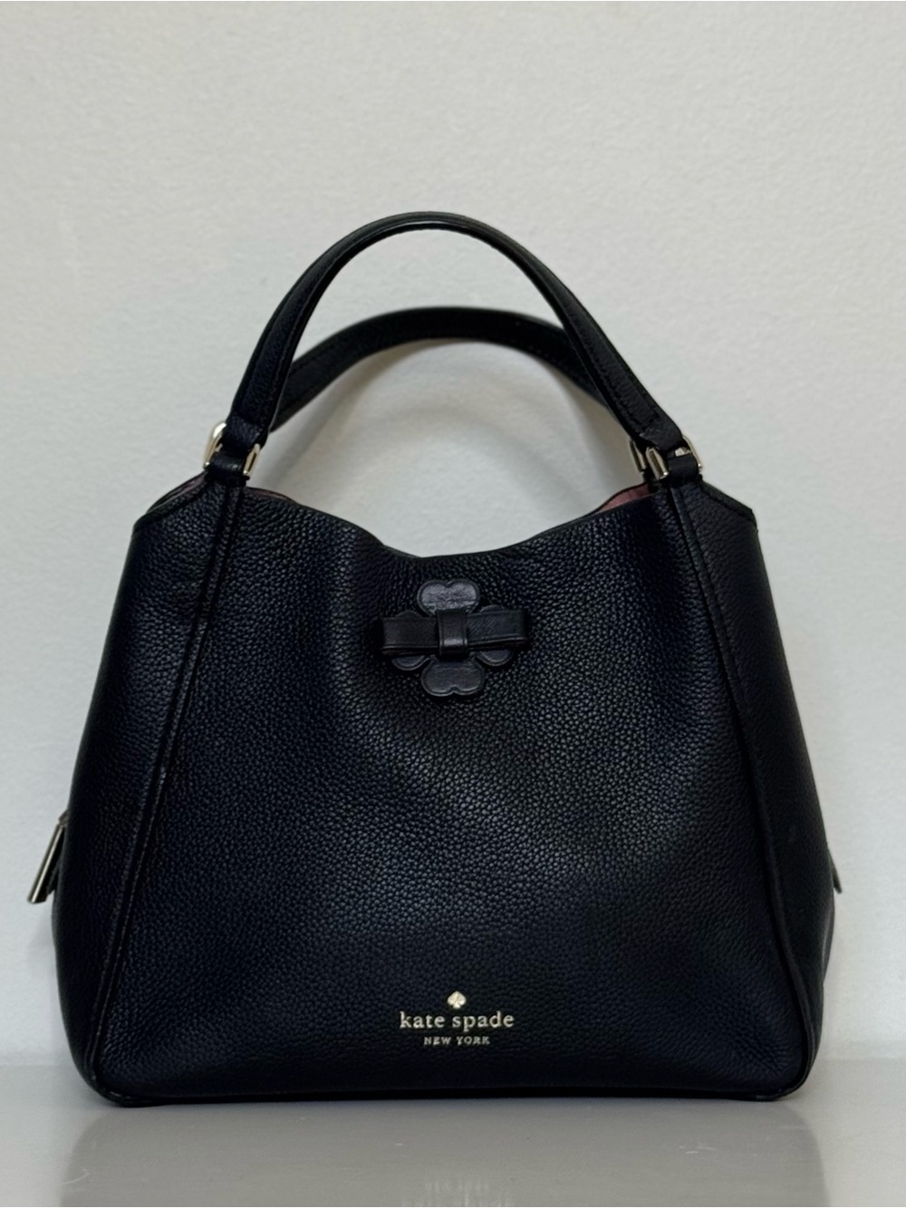 Kate Spade Black Pebbled Leather handbag -No Strap
